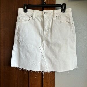 Old Navy White Denim Skirt